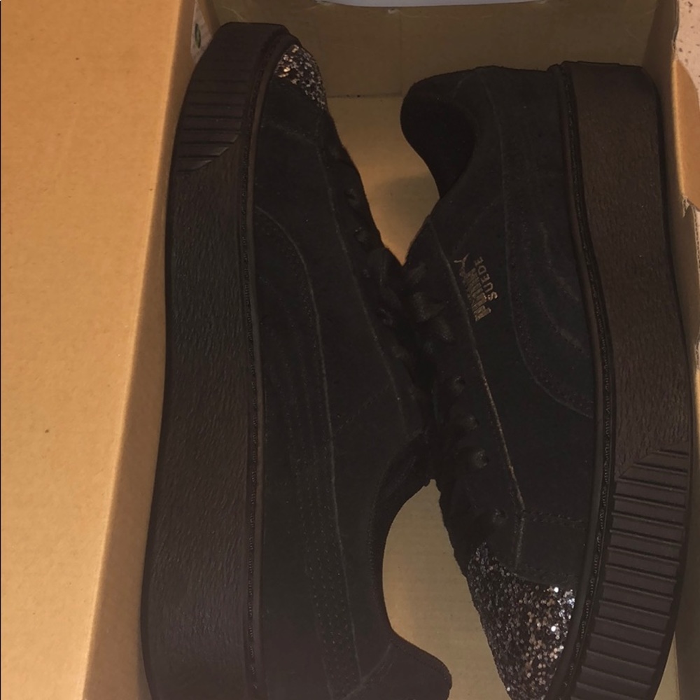 Brand new in box Puma Suede Platform Crushed Gem